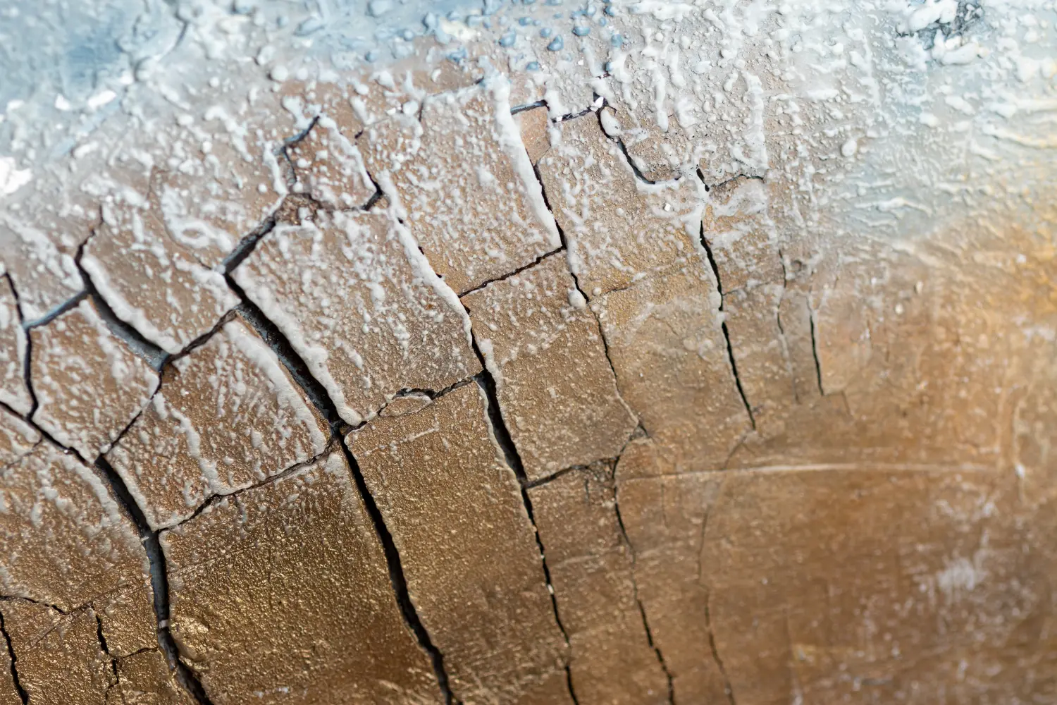 Jungs Art – Nahaufnahme der Oberflächenstruktur des Kunstwerks