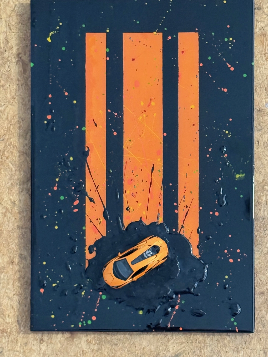 Jungs Art - Orange Dynamic von Carina Jung