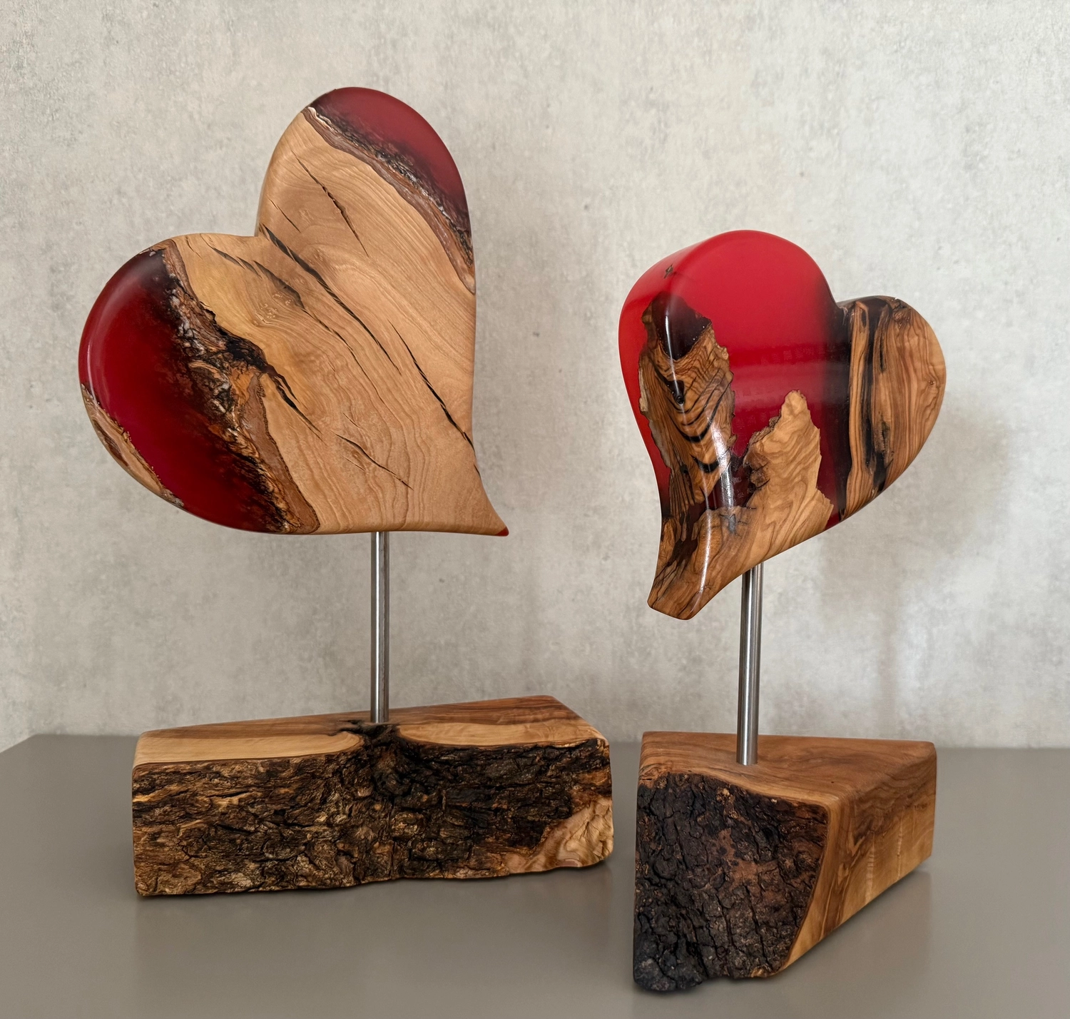 Jungs Art - Unikate Herz-Dekoration von Carina Jung